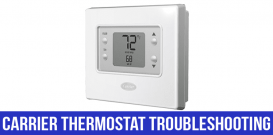 Carrier thermostat troubleshooting