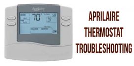Aprilaire thermostat troubleshooting