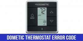 Dometic thermostat error code