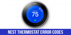 Nest thermostat error codes