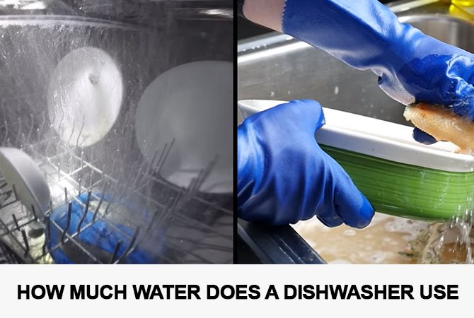 How much water does a dishwasher use