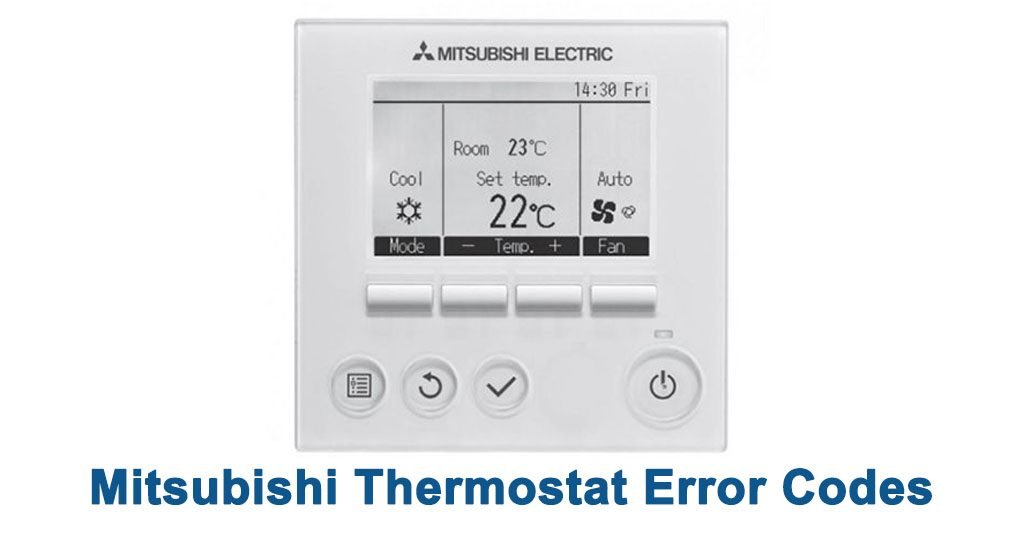 Mitsubishi Thermostat Error Codes
