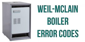 Weil-McLain boiler error codes