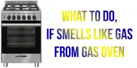 What to do, if smells like gas from gas oven