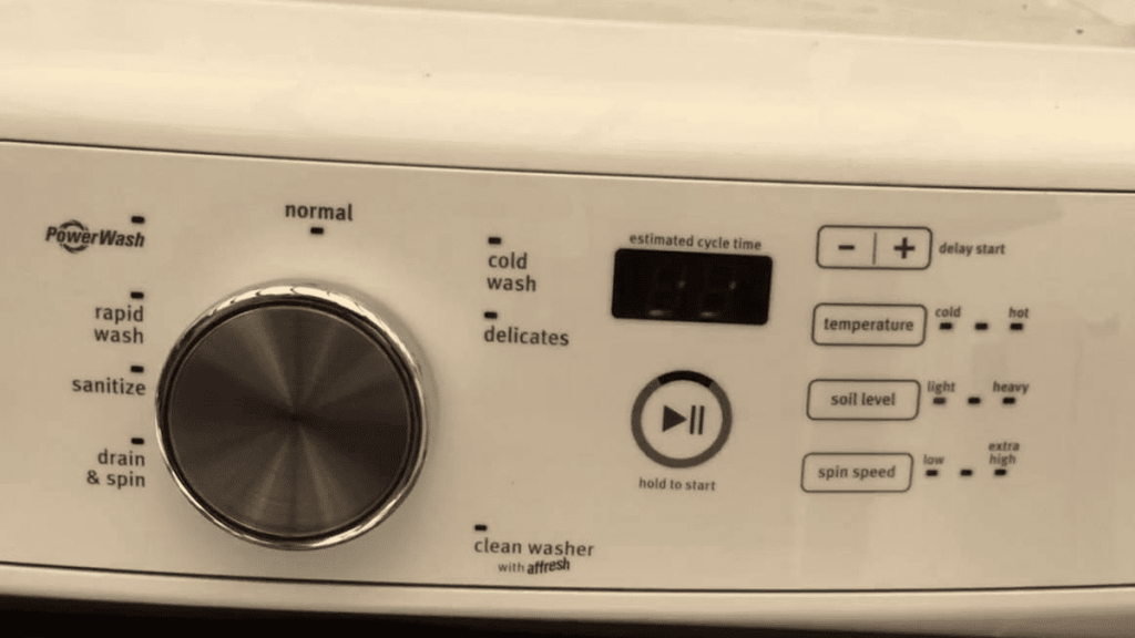 diagnostic mode on Maytag washing machine