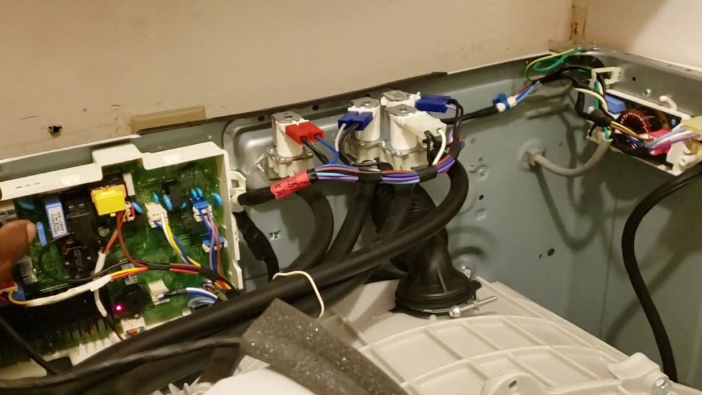 lg washing machine broken wires