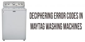 Deciphering error codes in Maytag washing machines