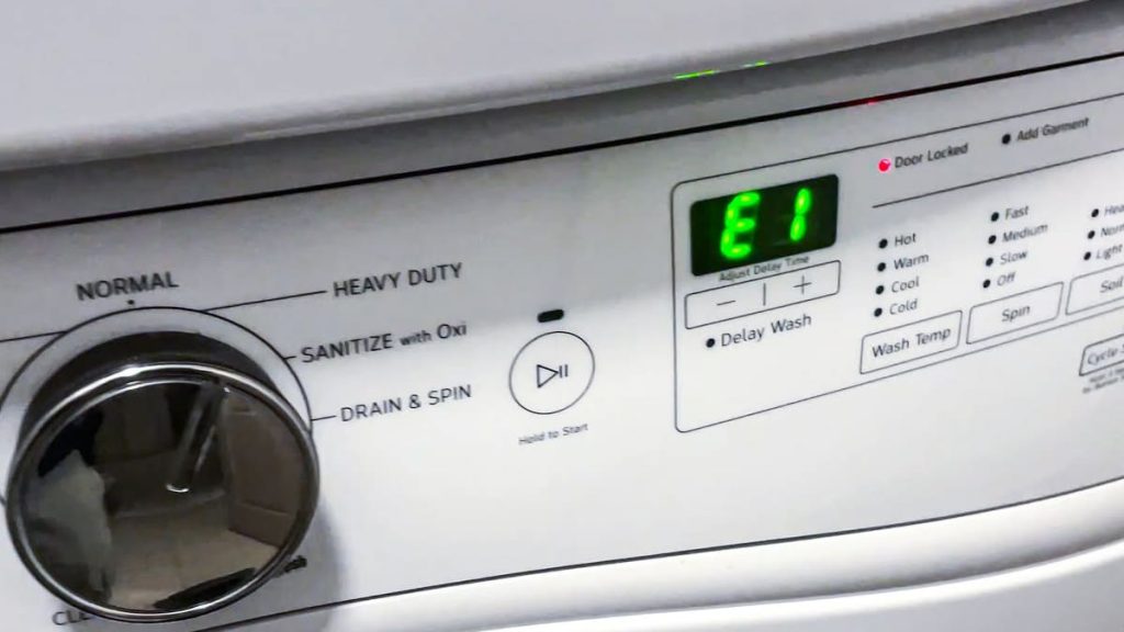 F03 E01 on the Maytag washer
