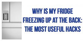 Why is my fridge freezing up at the back: the most useful hacks