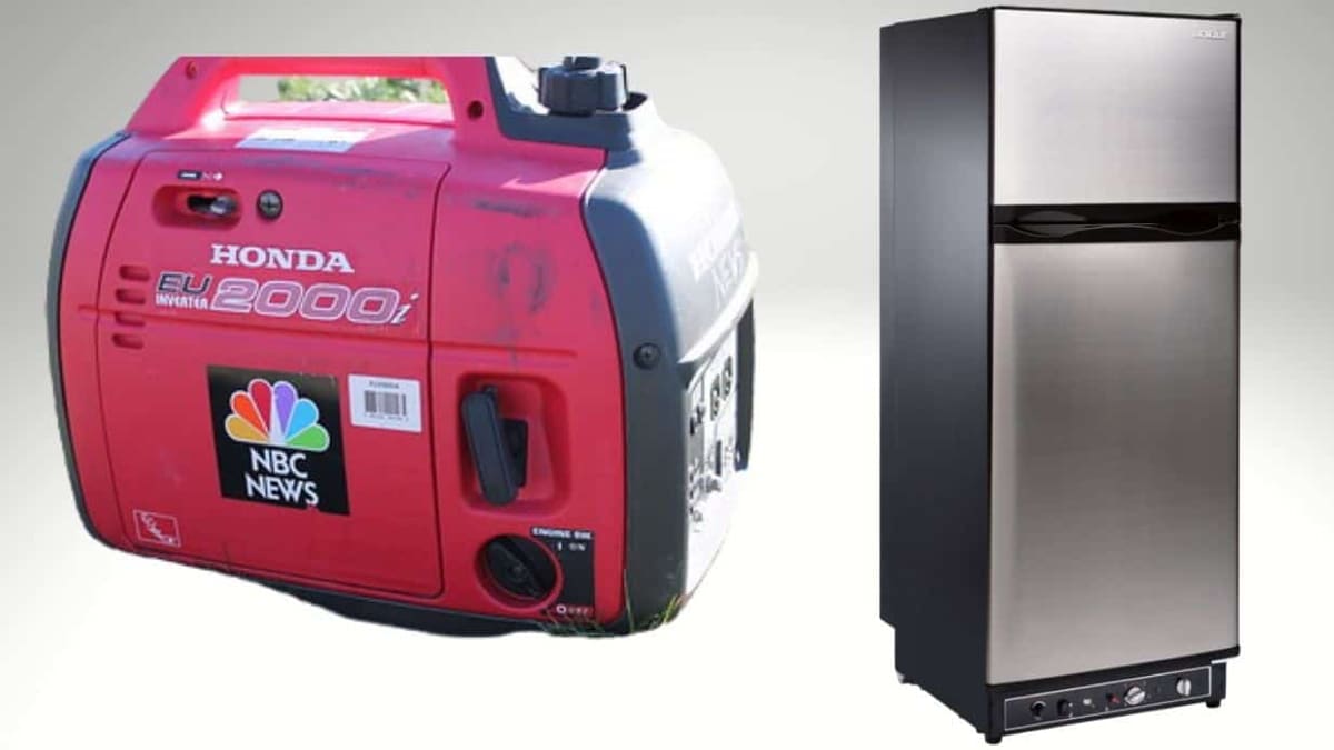 refrigerator trips generator