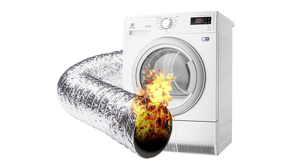 Dryer smells like burning