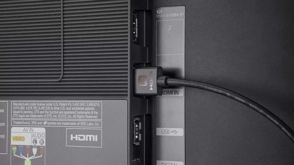 Disconnect and connect HDMI cable
