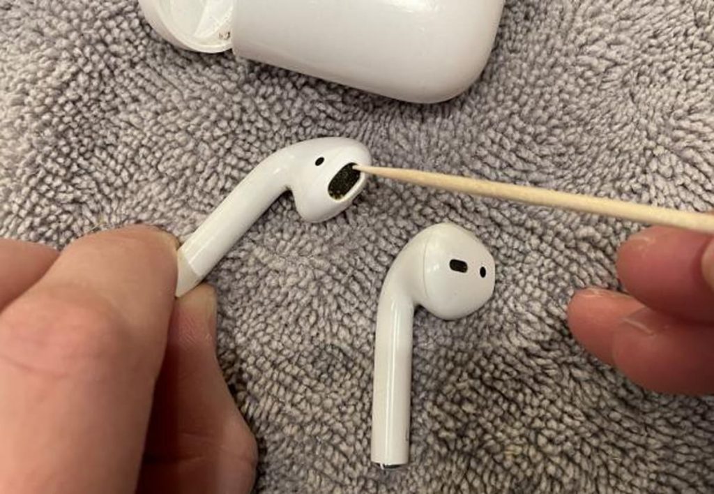 Drying AirPods after a shower