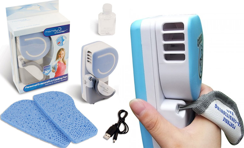 Hand held air conditioner