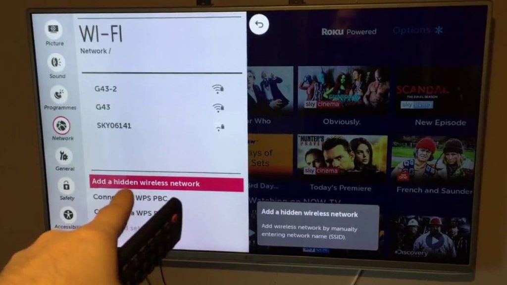 LG TV connect to Wi-Fi