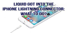 Liquid got into the iPhone Lightning Connector: What to do?