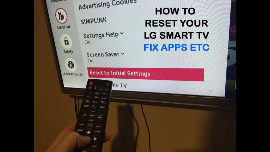 Reset your LG TV