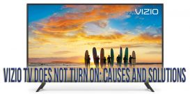 Vizio TV does not turn on: causes and solutions