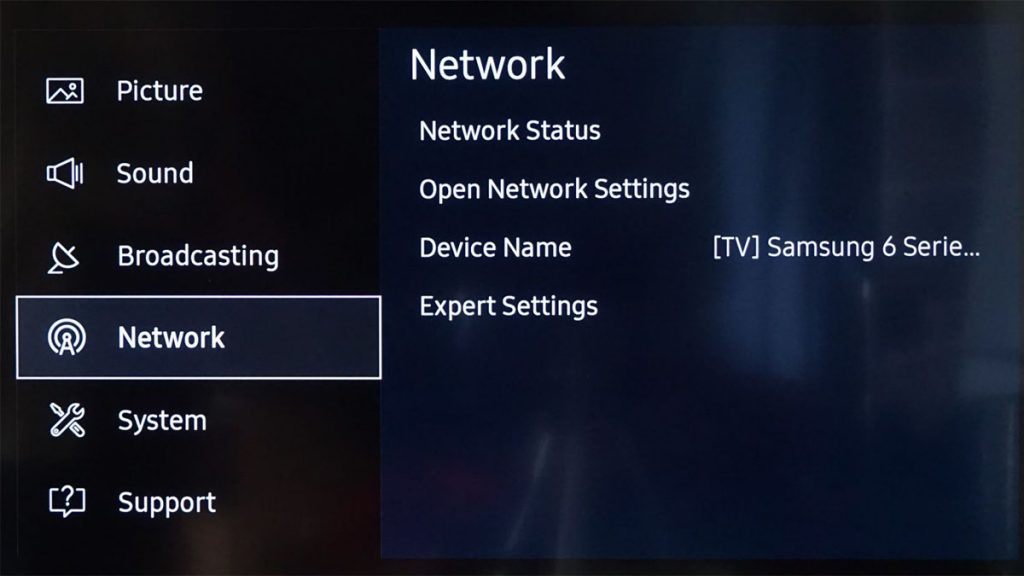WiFi connection settings