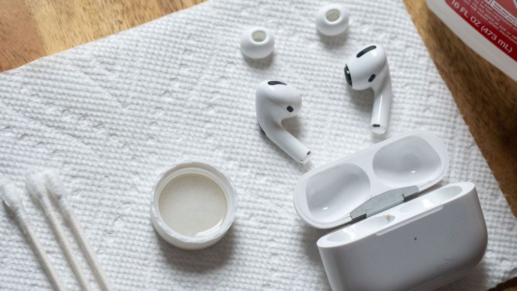 clean your AirPods