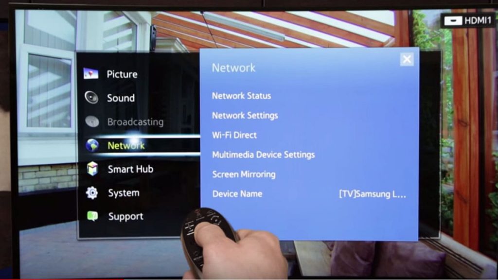 connecting the TV to Wi-Fi