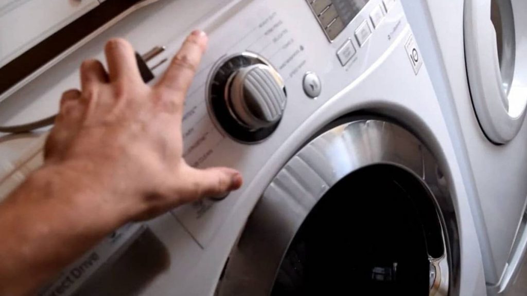 reset the LG washing machine