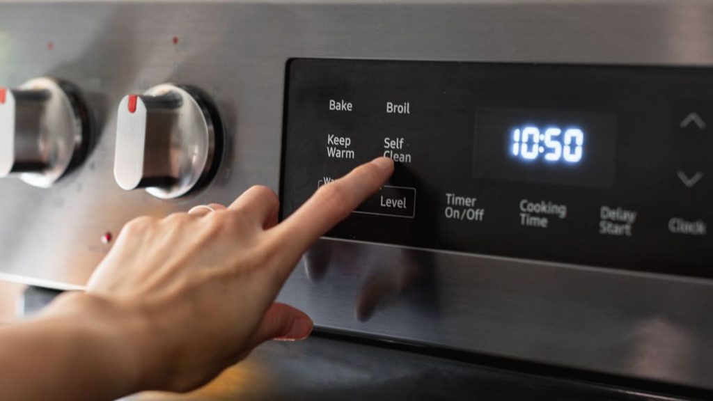 self-cleaning program oven