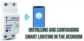 Installing and configuring smart lighting in the bedroom