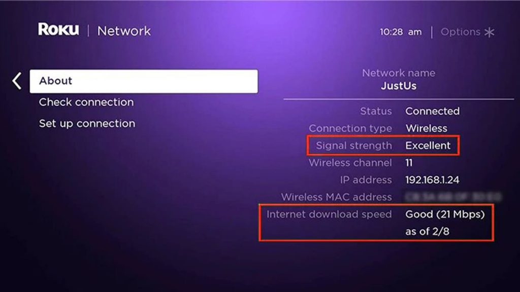 Roku Internet Connection Quality Test