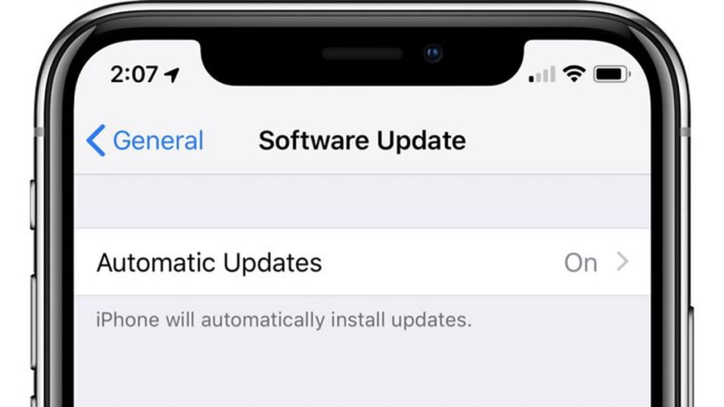 iPhone software update