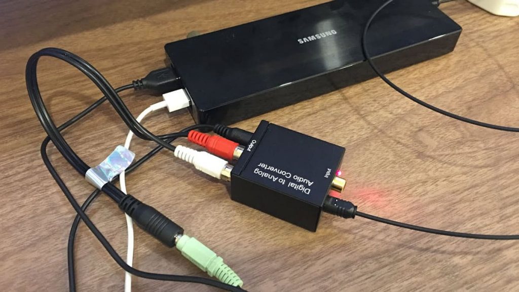 Connect it to an external audio system
