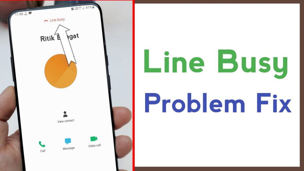Line Busy Message